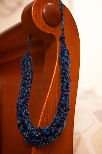 First Time Finger Knitting 10
