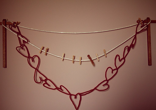 Easy Heart Garland 10